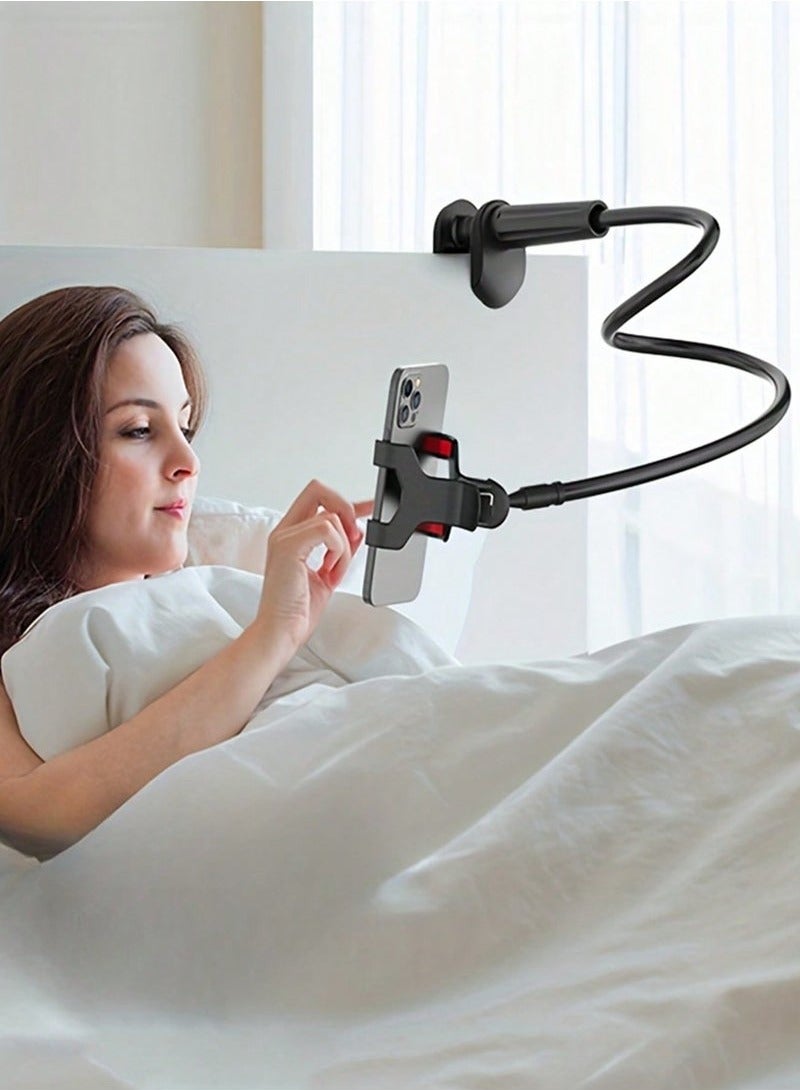 Smartphone Holder,360 Degree Rotating Smartphone Holder with Screw Base for Use on or Next to Bed
