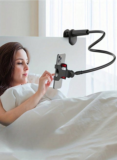 Smartphone Holder，360 Degree Rotating Smartphone Holder with Screw Base for Use on or Next to Bed