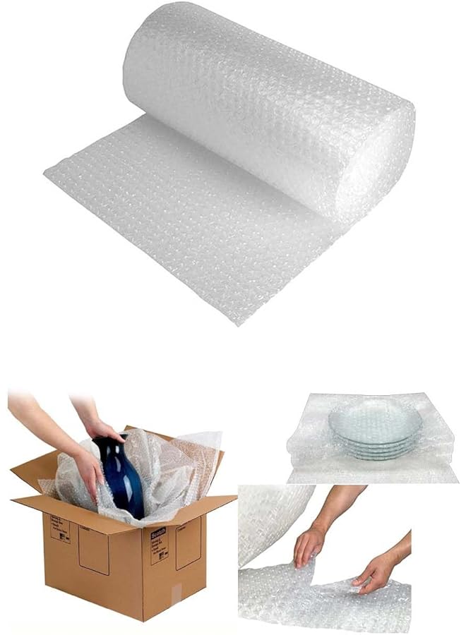 erorex Bubble Roll Transparent Flexible Multi Purpose Plastic 5M*50Cm 5M*50Cm - Image 2