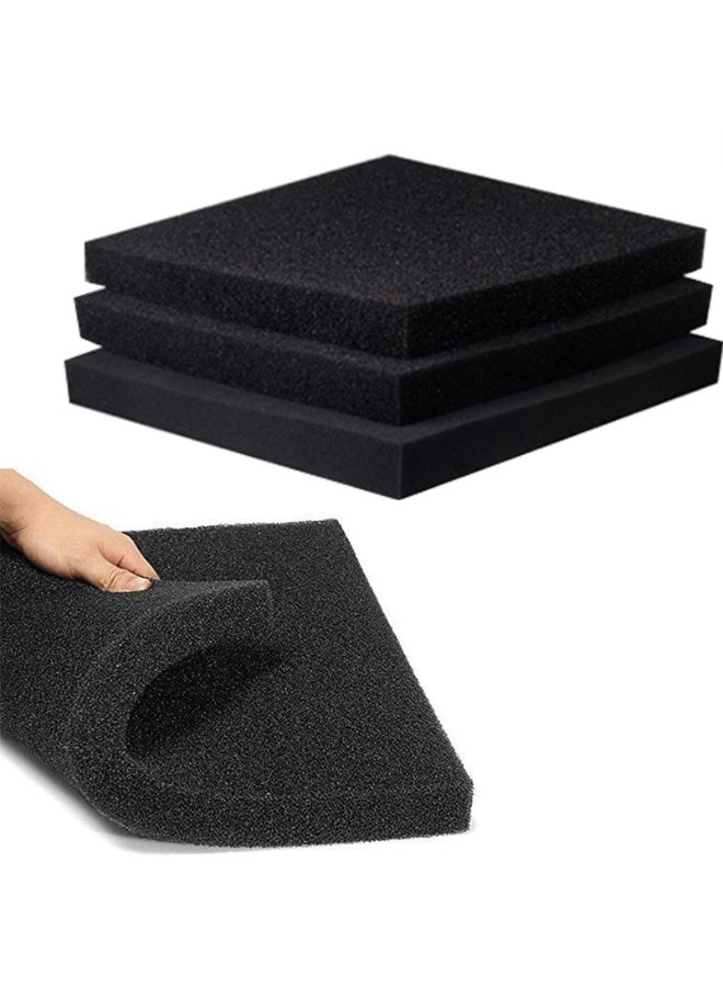CMGTYYD 3 Pcs Aquarium Sponge Filter, 50 x 12 x 2 cm Bio Cotton Sponge Filter Foam for Fish Tank Filtration  - Image 1