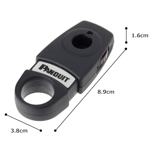 Panduit CJAST Adjustable Single-Handed Cable Jacket Stripping Tool, Black - Image 2