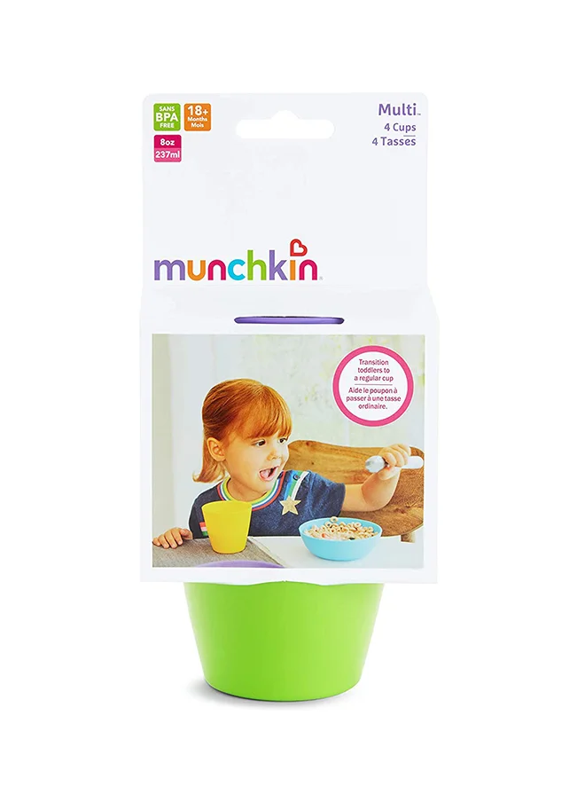Munchkin Multi Toddler Cups Pack of 4