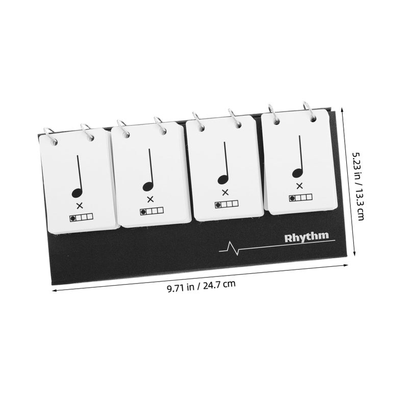 Rhythm Practice Cards Music Note Flashcards Compact Training Cards for Beginners - Image 3