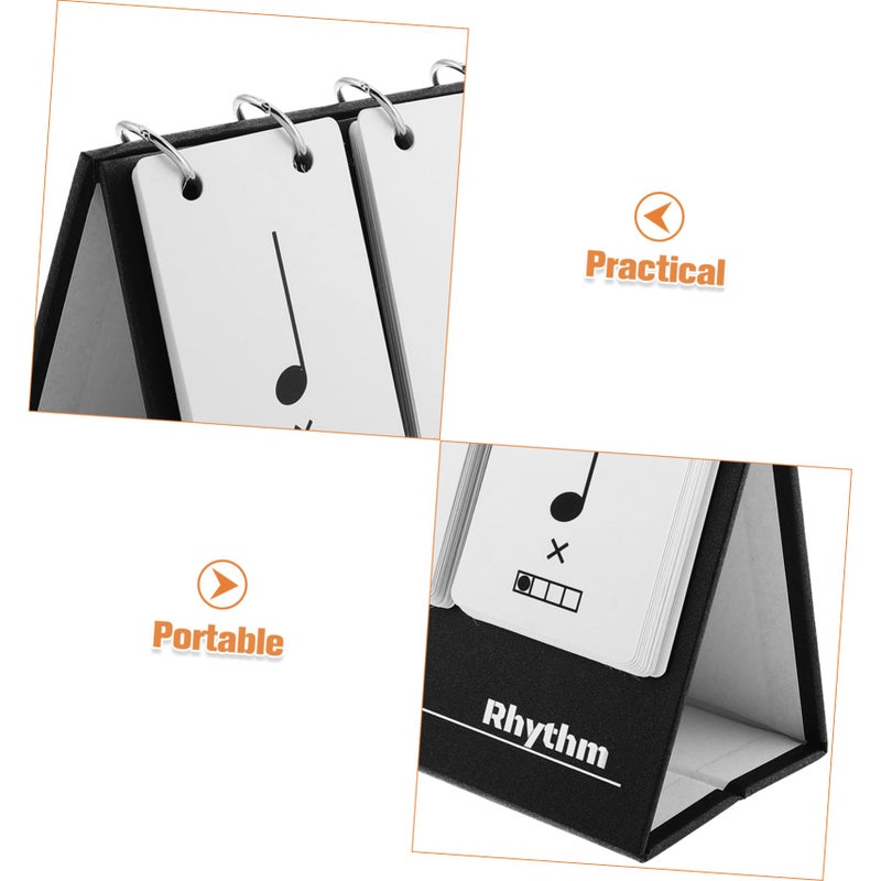 Rhythm Practice Cards Music Note Flashcards Compact Training Cards for Beginners - Image 4