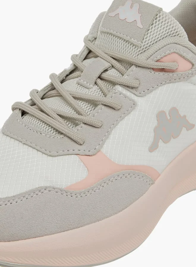 Kappa Women's Panelled Sports Shoes With Lace-Up Closure