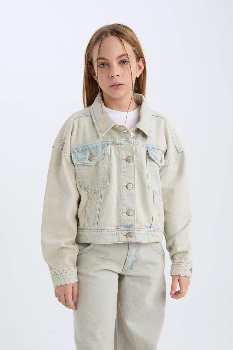 DeFacto Girl Denim Jacket - Image 3