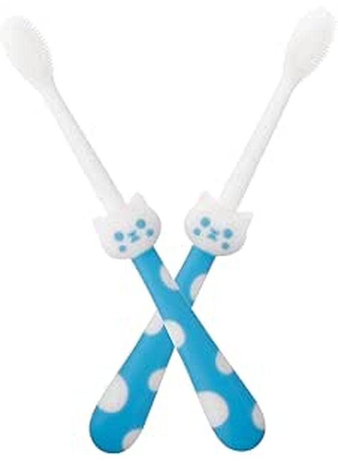 Soft Bristle Dual Sided Pet Toothbrush For Dogs Cats Oral Care Portable Reusable Teeth Cleaning Tool - Image 1