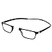 Clic Magnetic Reading Glasses for Men or Women Computer Readers Tube Executive Matte Black 175 Magnification - Image 1
