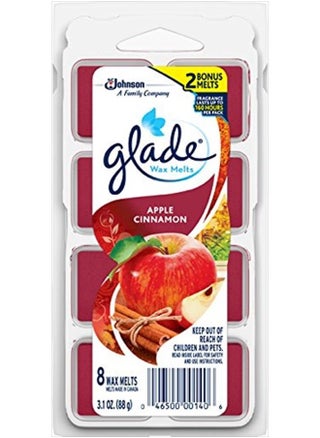 Wax Melts Air Freshener, Scented Candles with Essential Oils for Home and Bathroom, Apple Cinnamon, 8 Count - pzsku/Z673A8D4AB70AB4EFA3FEZ/45/_/1690793567/d1cfdd41-c186-4ba9-b25c-d30cb9b254e9