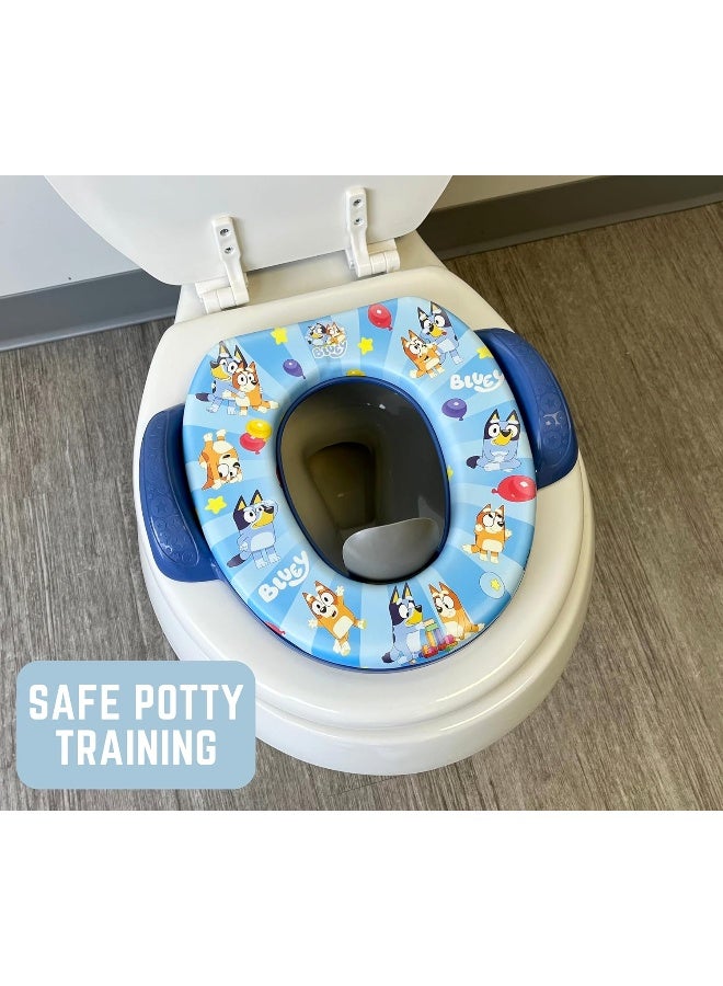 ginsey Bluey Soft Potty Seat - Potty Training Toilet Seat, Soft Cushion, Baby Potty Training, Safe, Easy to Clean - Image 2