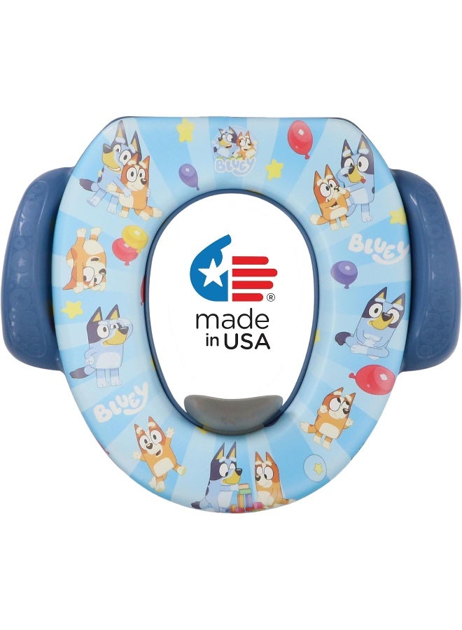 ginsey Bluey Soft Potty Seat - Potty Training Toilet Seat, Soft Cushion, Baby Potty Training, Safe, Easy to Clean - Image 1