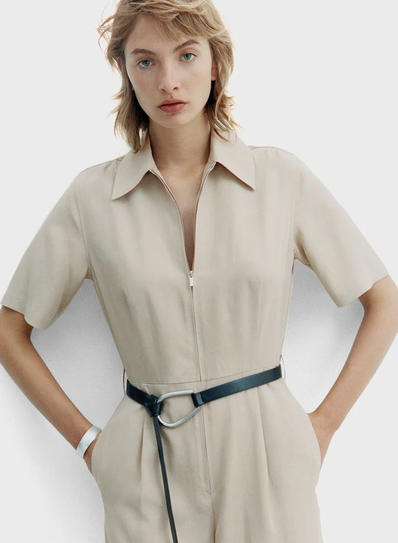 مانجو Oval Buckle Belt