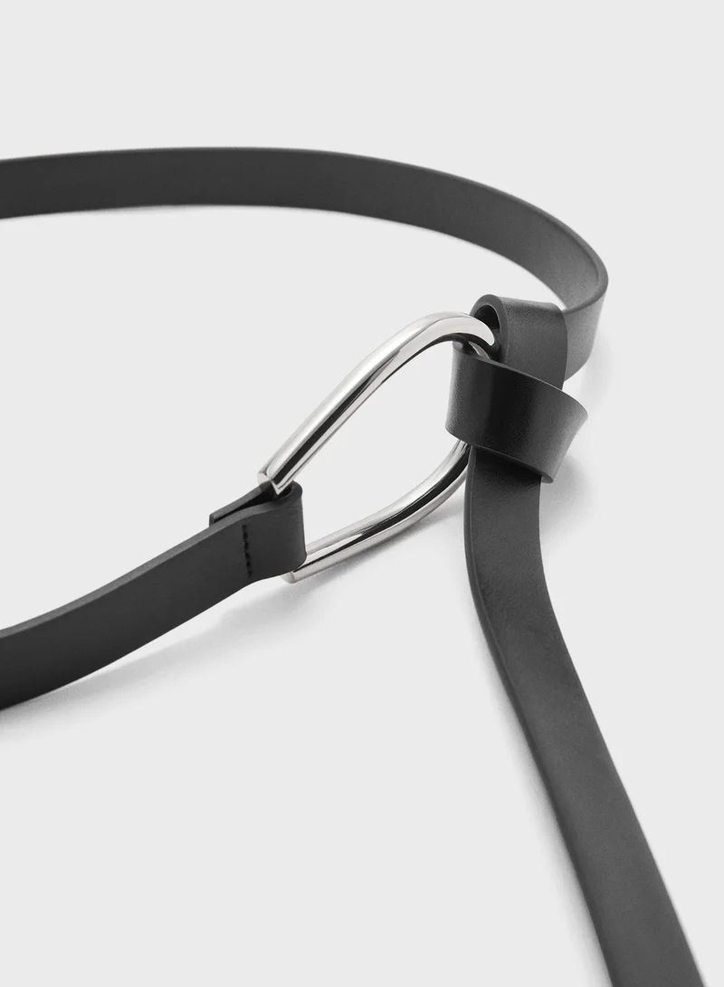 مانجو Oval Buckle Belt