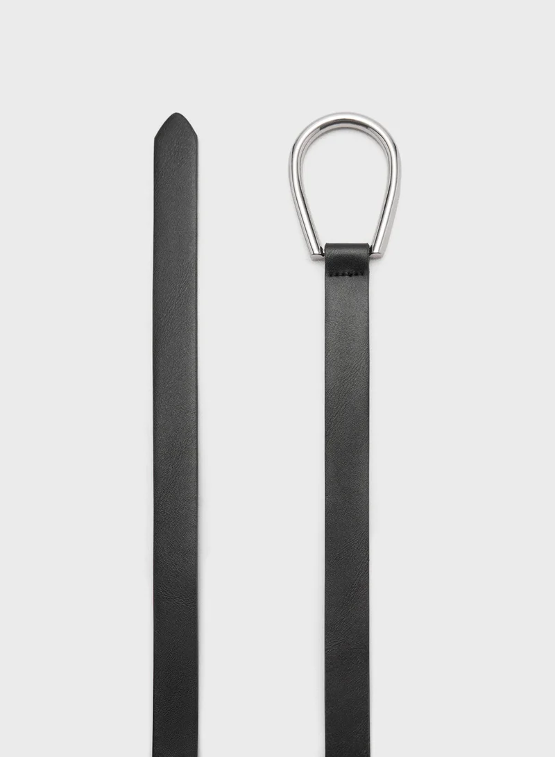مانجو Oval Buckle Belt