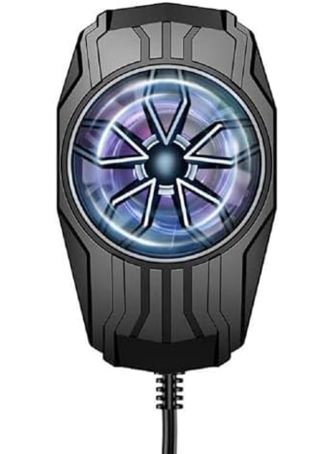 Memo CX20 Fan Mobile Phone PC+ABS Radiator,Cooling Fan with Temperature Display,for Video Live,vlog,Suitable for iOS/Android or All Types of Mobile Phone - Image 1