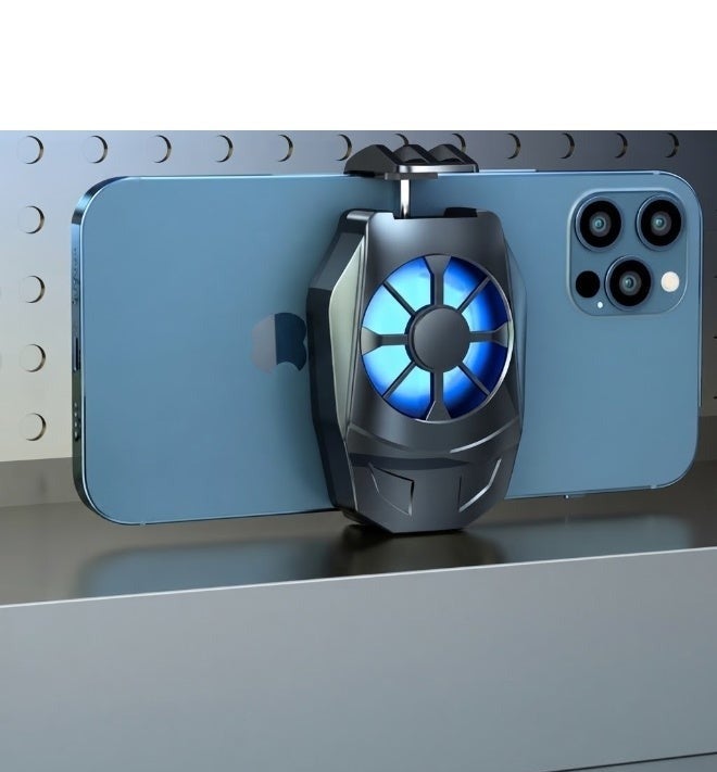 Memo CX20 Fan Mobile Phone PC+ABS Radiator,Cooling Fan with Temperature Display,for Video Live,vlog,Suitable for iOS/Android or All Types of Mobile Phone - Image 3