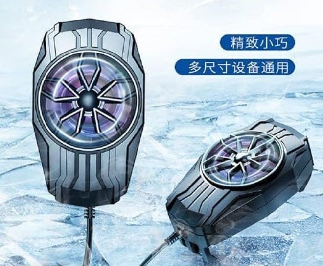 Memo CX20 Fan Mobile Phone PC+ABS Radiator,Cooling Fan with Temperature Display,for Video Live,vlog,Suitable for iOS/Android or All Types of Mobile Phone - Image 4