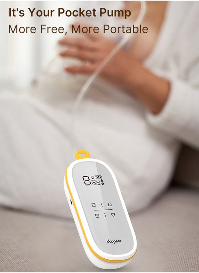 Doopser - Electric Wearable Breast Pump, Hands Free, Mini Pump Machine, Double Milk Collection, Low Noise, USB Rechargeable, Memory Function, 3 modes and 9 levels, 240 ml each - Image 1