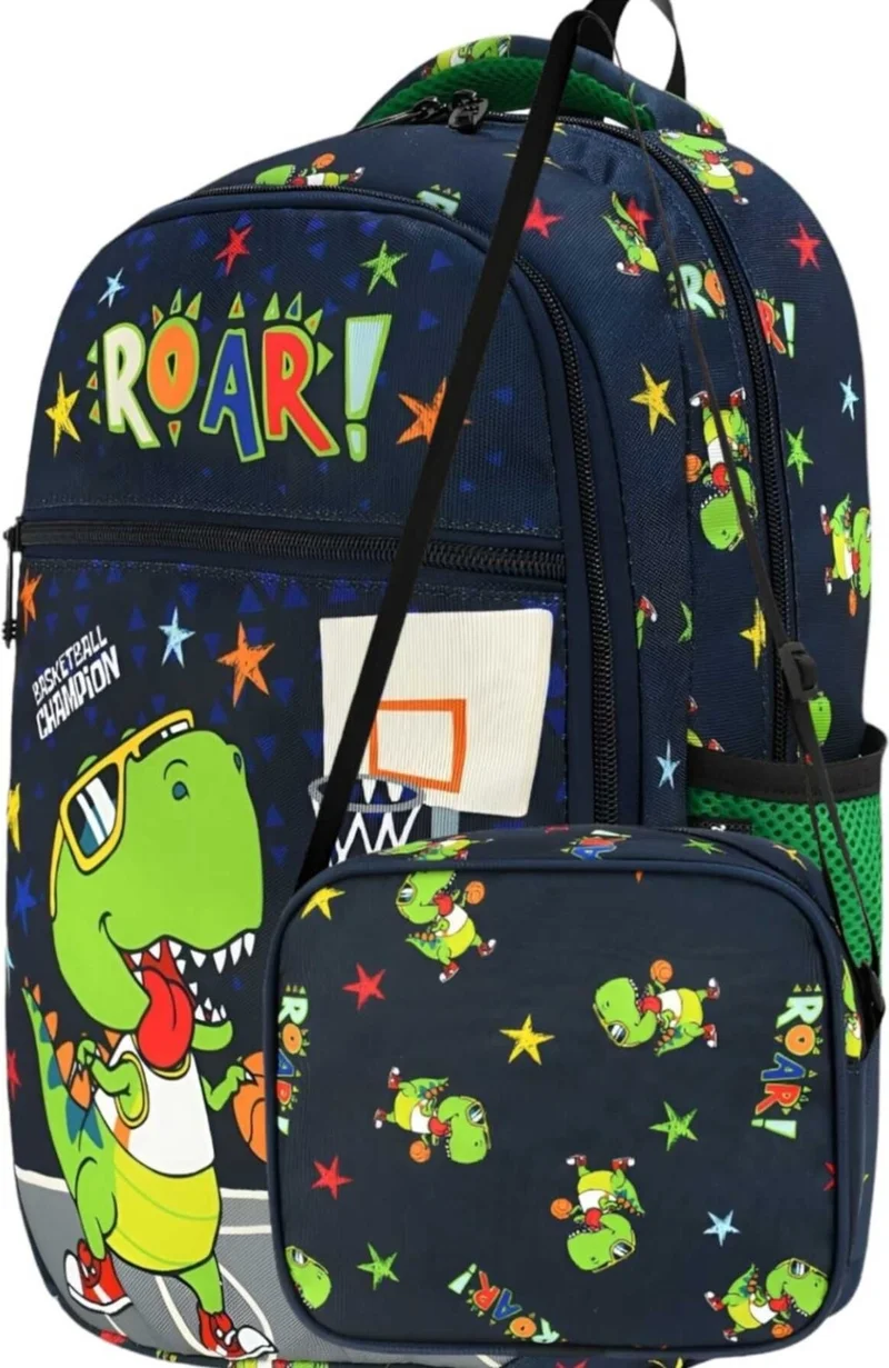 Tezzgelsin Waterproof Lunch Bag Orthopedic 3 Compartment Primary School Bag Middle School Bag School Bag