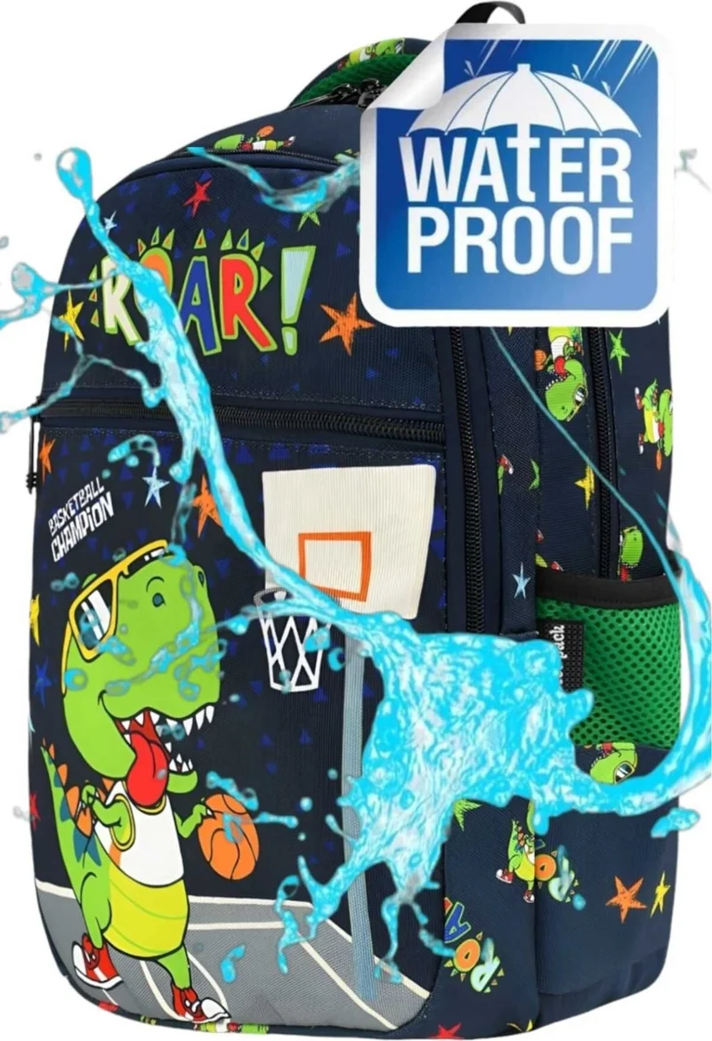 Tezzgelsin Waterproof Lunch Bag Orthopedic 3 Compartment Primary School Bag Middle School Bag School Bag