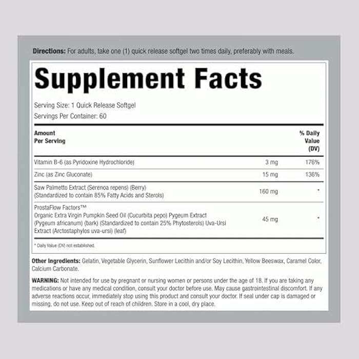 Lindberg Saw Palmetto Extract | 160 mg | 60 Softgels | for Men and Women | Standardized Supplement | Non-GMO and Gluten Free - Image 2