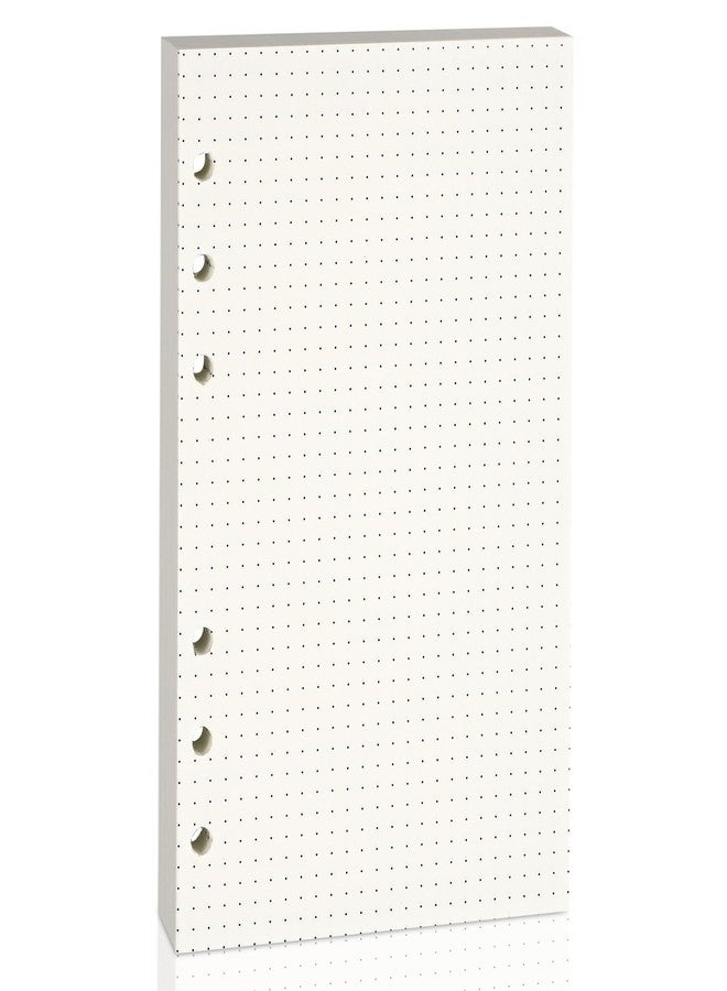 Imslery A6 6-Hole Beige Loose-leaf Paper - 1 Pack (80 Sheets, 100 GSM) - Dotted Line, Refill for Notebook and Planner, Ideal for Note, Journal, Schedule, Fits A6 6-Ring Binder,Double-sided writing - Image 1
