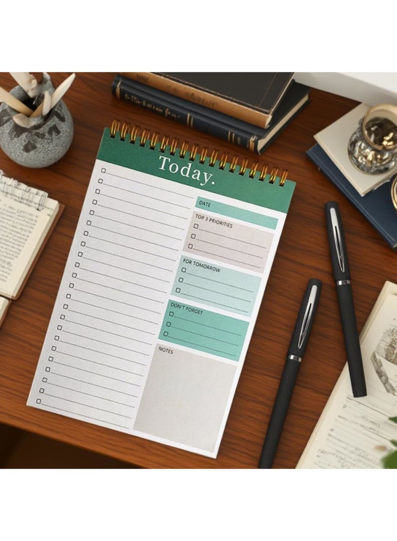 SYOSI To Do List Notepad, 52-Page Undated Daily Planner with Pen, B5 Checklist Notebook for Work and Personal Productivity Task Organizer Notes for Home Office Students and Professionals - Image 4