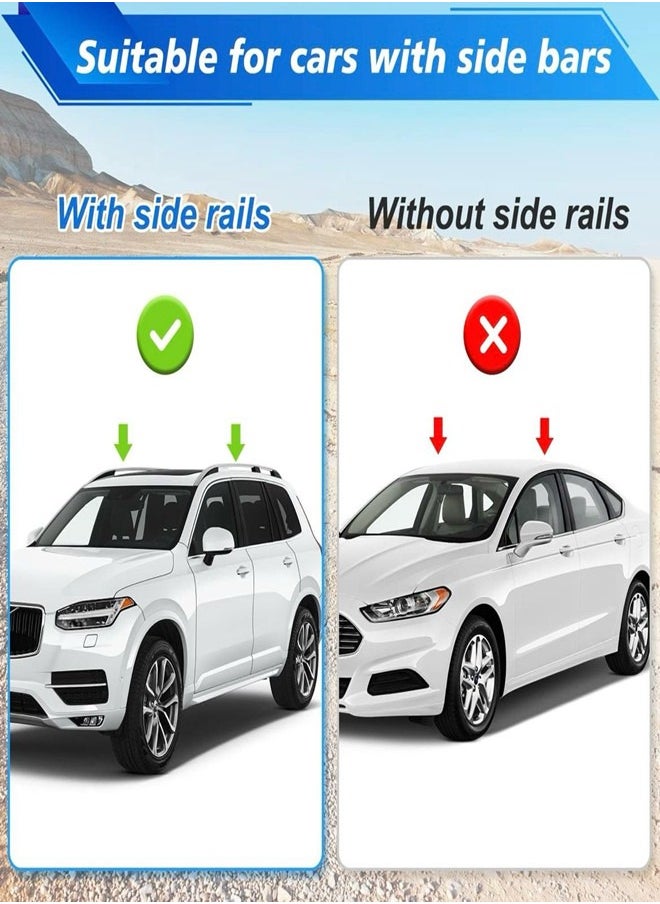 Generic - Universal Roof Rack Cross Bars, Aluminium Cross Bars for All Cars/Suv/Van/Sedan. Set of 2 - Image 1