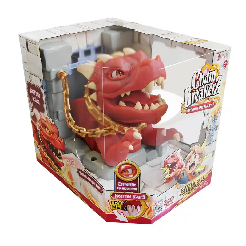 Eolo - Chain Breakerz Zinder Electronic Red Dragon Puppet With Sounds - CHB001-DR - Image 4