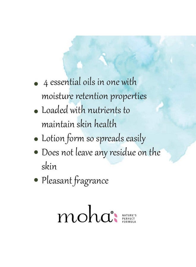 Moha: moha: Moisturizing Lotion for extra Dry Skin Deep Moisture For Face & Body With Benefit of Aloe Gel, Almond, Coconut & Olive Oil - 100ml (Pack of 1) - Image 3