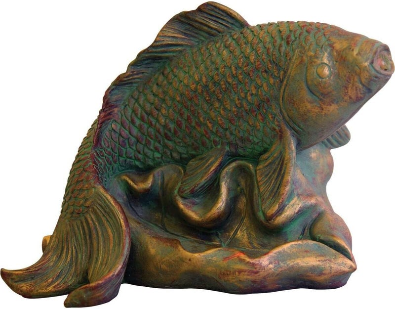 Danner Manufacturing, Inc. Pondmaster Spouting Fish Statue, 03770 Brown - Image 1