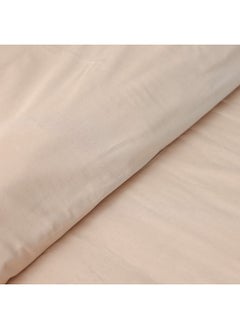 DANUBE HOME Bliss 3 - Pieces Cotton Super King Fitted Set - Beige - 200x200 cm + 35 cm 50x75 cm | 100% Cotton - 144 Thread Count Quilt Cover Comfortable Bedding Cover For Bedroom  - Image 5