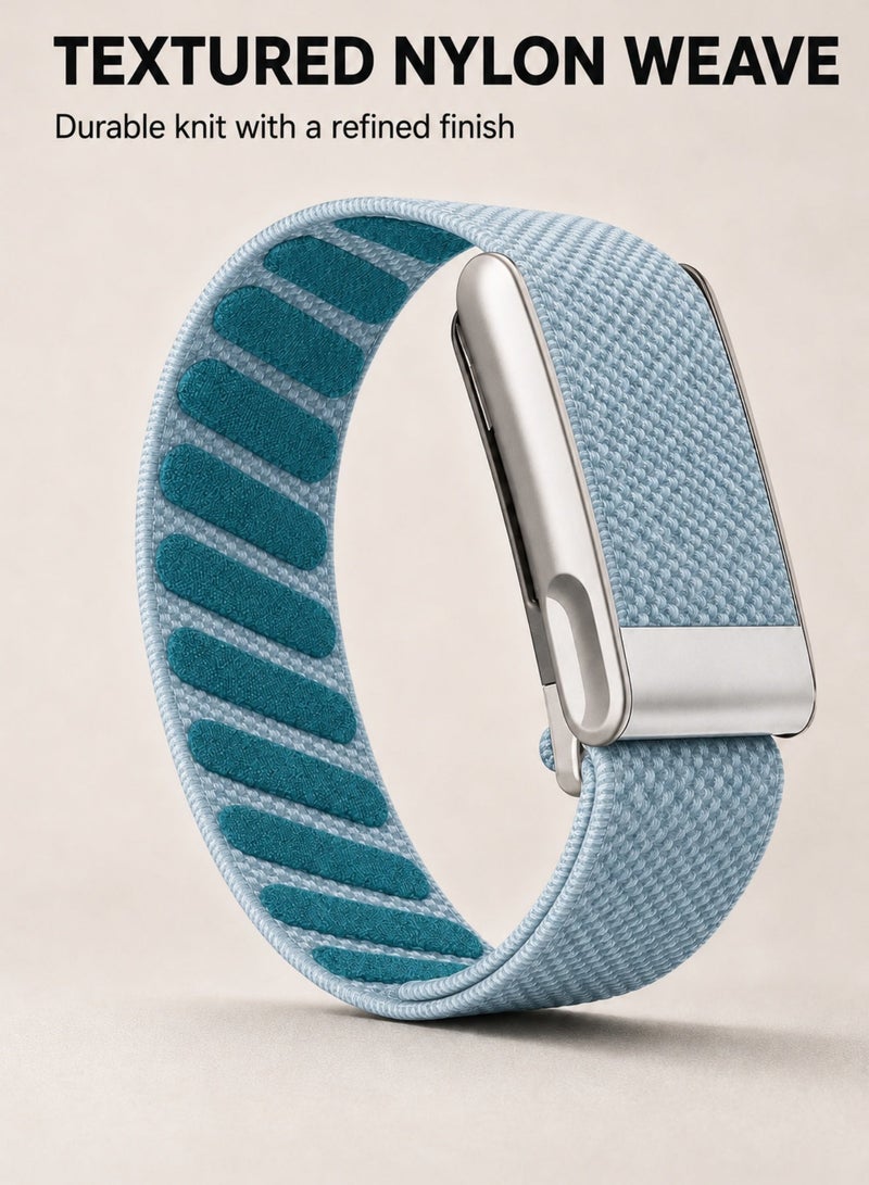 Nylon Wristband Compatible withWHOOP 5.0 / WHOOP MG, Please Choose Standard or MG ECG Version, Breathable Stretchy Sport Band, Soft Waterproof Adjustable Replacement Wrist Strap for Men Women, Fitness Tracker Band for Gym Running Daily Wear - Image 2