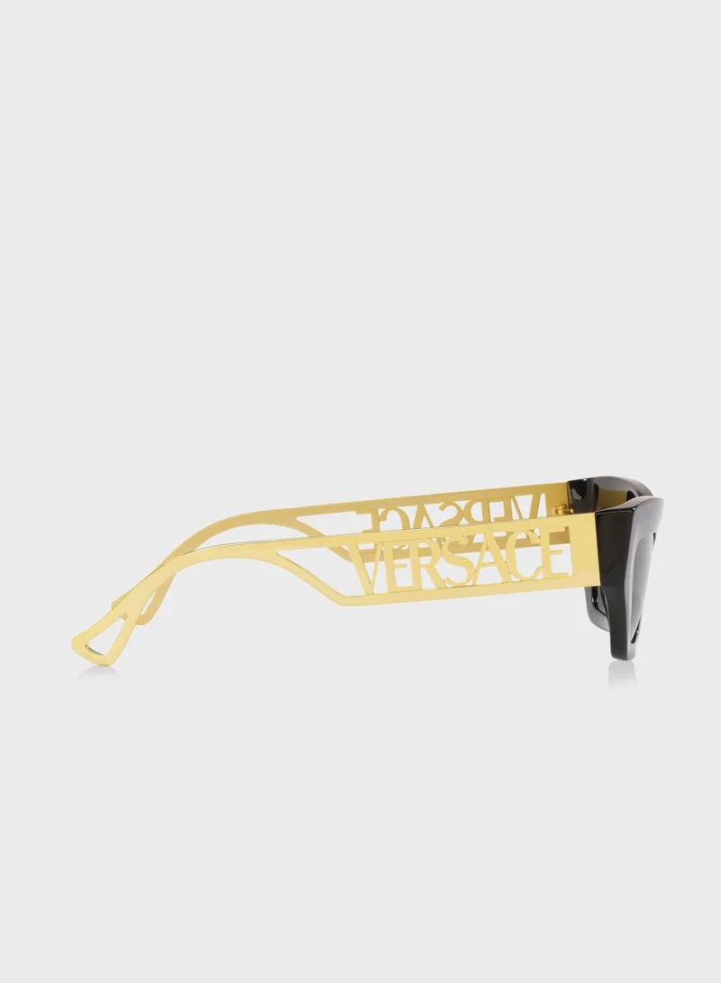 VERSACE 0Ve4432U Geometric Sunglasses