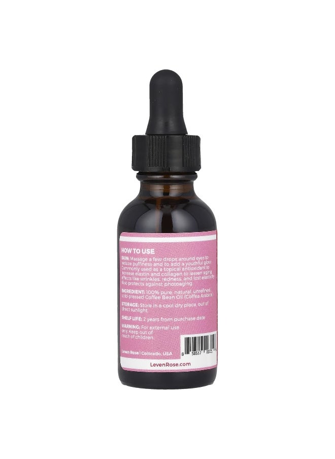 Leven Rose Leven Rose, 100% Pure & Natural, Coffee Bean Oil, 1 fl oz (30 ml)  - Image 2