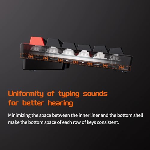 DrunkDeer G75 Rapid Trigger Keyboard, Esports Gaming Keyboard - Magnetic Switch - Release Dual-Trigger Mode - Adjustable Actuation, 75% Design, White - Image 3