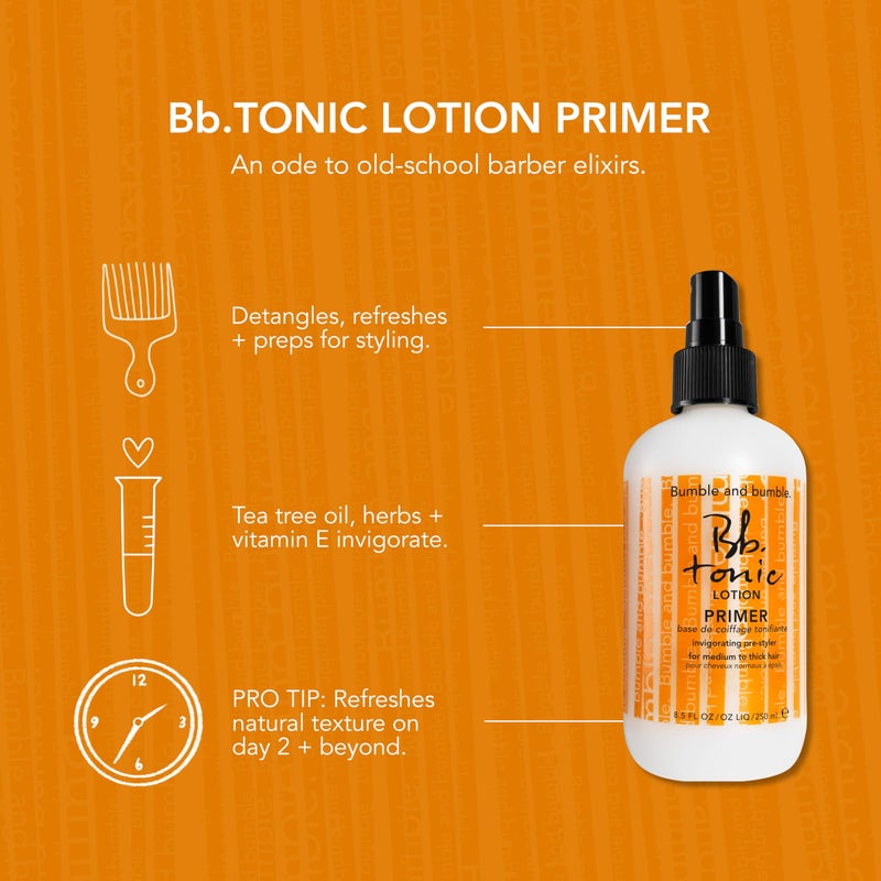 Bumble and bumble. Tonic Lotion Hair Primer with Tea Tree Oil | Detangling + Refreshing | Curly, Wavy, Straight, 8 Fl Oz - Image 4