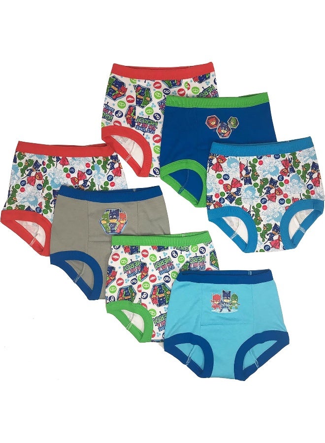 PJMASKS 3pk, 7pk or 10pk Potty Training Pants with Success Tracking Chart Including Stickers in sizes 2T, 3T, and 4T - Image 1