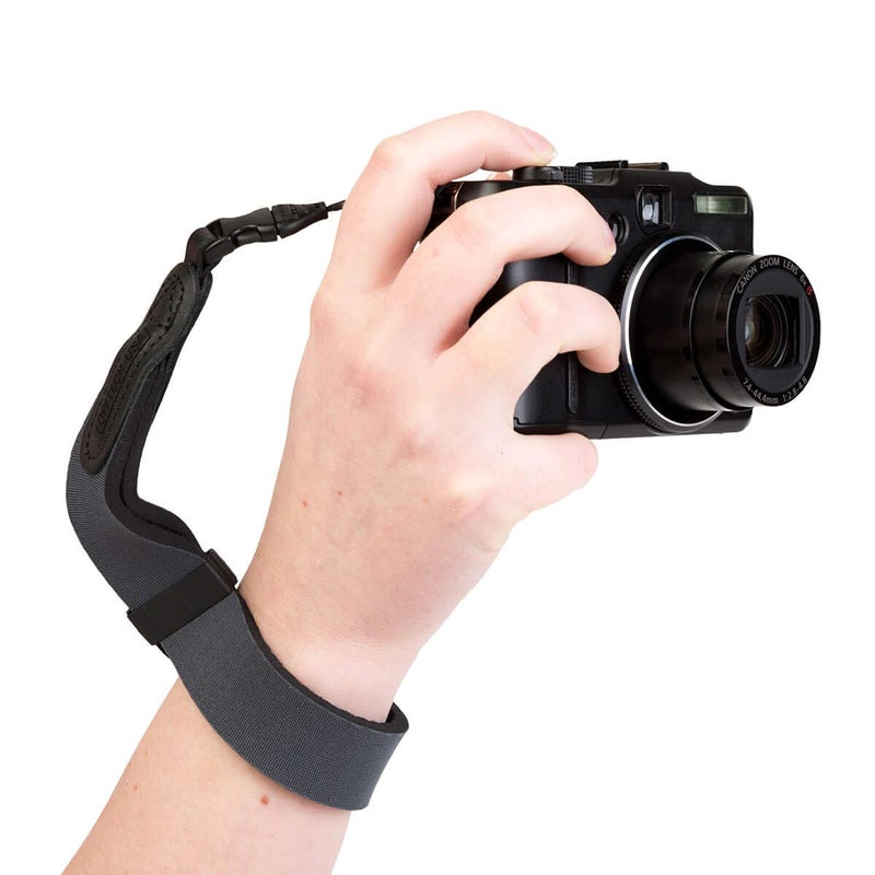 OP/TECH USA Mirrorless Neoprene Camera Wrist Strap (Steel) (1811041) - Image 1