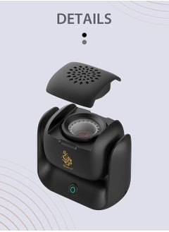 Bukhoon Modern Rotatable Incense Burner, 1500 mAh Battery Capacity, Type-C Charging Port, 700 °C Heating Temperature, 2 Minutes Single Burning, 90° Rotation, LED Indicator  - Image 4