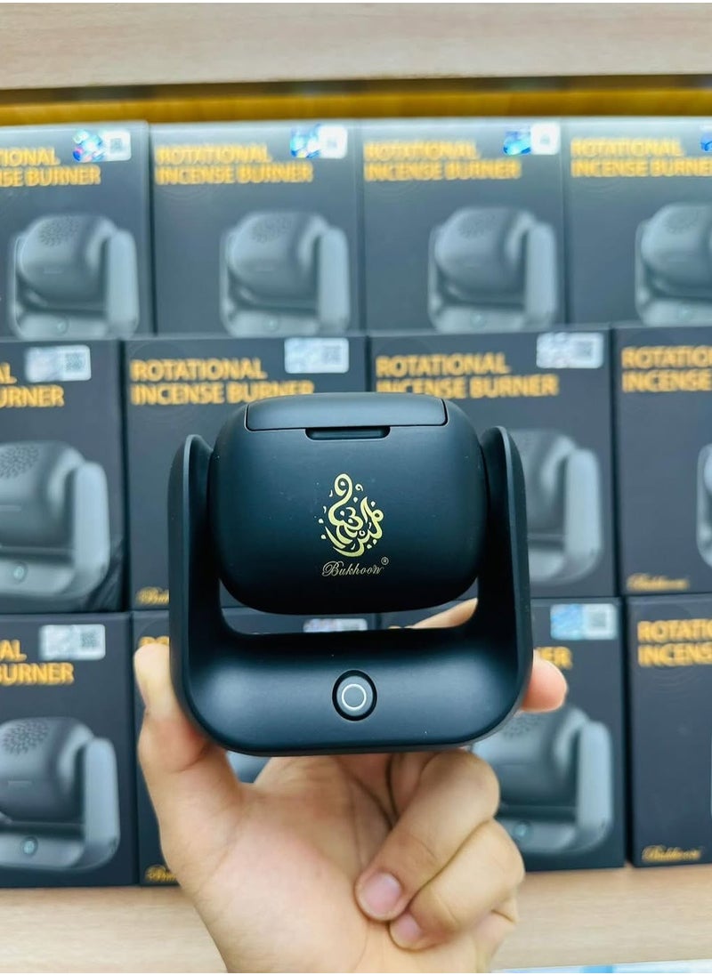 Bukhoon - Modern Rotatable Incense Burner, 1500 mAh Battery Capacity, Type-C Charging Port, 700 °C Heating Temperature, 2 Minutes Single Burning, 90° Rotation, LED Indicator - Image 1