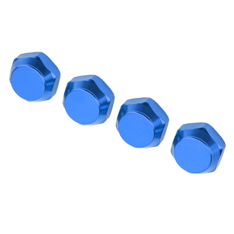 4pcs 1/8 RC Hex Hub Nuts Dustproof Lightweight 17mm Aluminum Wheel Hex Drive Hub AdaptorBlue - Image 4