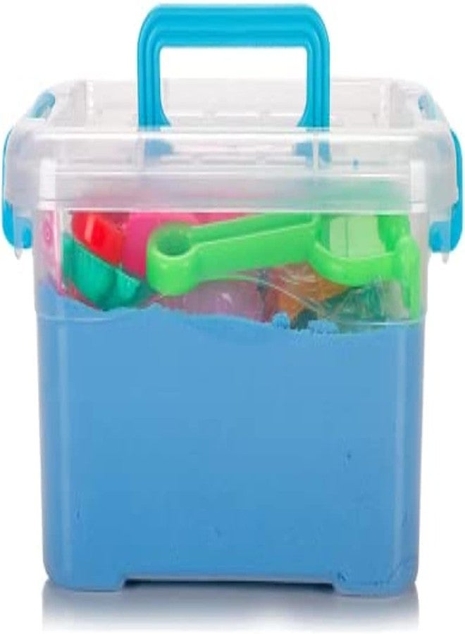 Mossio Activity Play Set Natural Kit for Kids Activity Toys, Craft Art Soft Sand Clay Toys for Kids, Boys & Girls with Mould Toys (1 KG). - Image 1