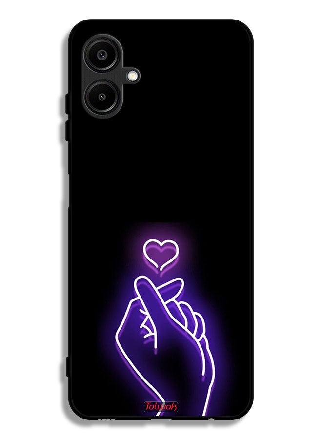 Tolwak Samsung Galaxy M06 5G Protective Case Cover Snap Small Heart - Image 1