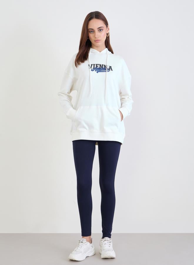 Styli Oversized Longline Hoodie and Leggings Co-Ords - Image 2
