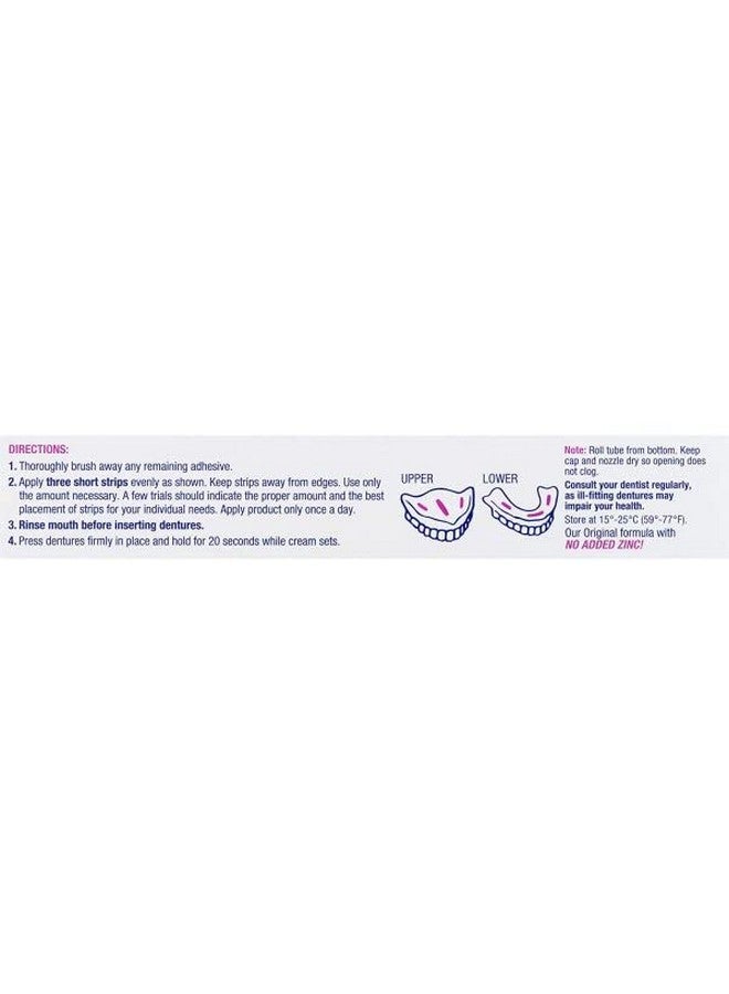 Effergrip Denture Adhesive Cream, Extra Strong Holding Power, 2.5 oz. (Pack of 4) - Image 5