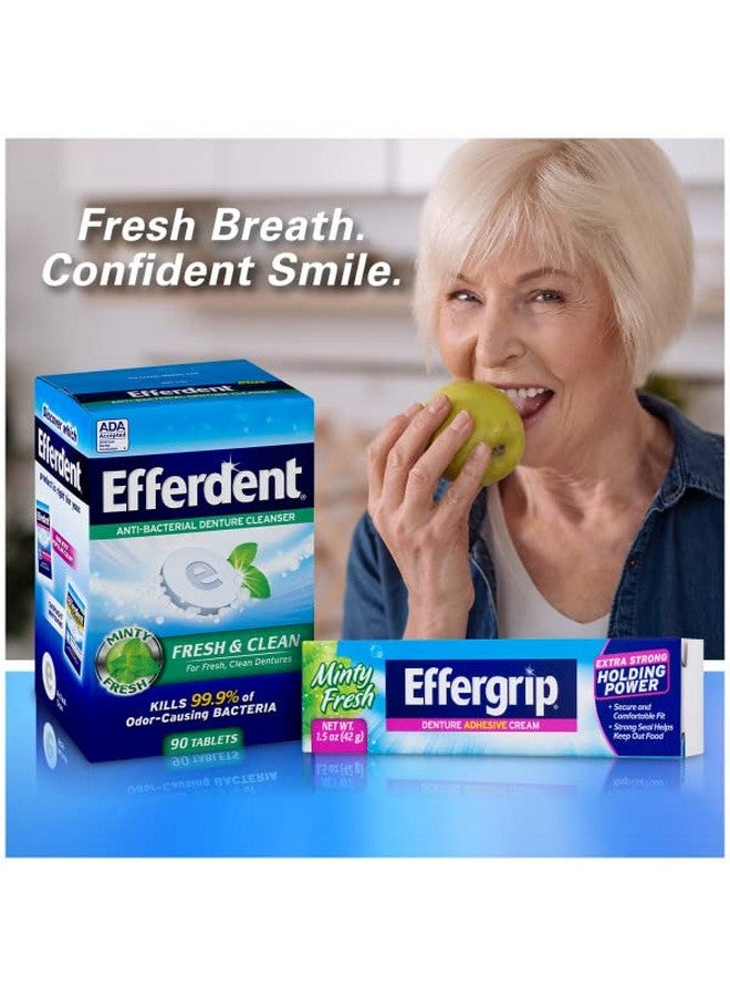 Effergrip Denture Adhesive Cream, Extra Strong Holding Power, 2.5 oz. (Pack of 4) - Image 4