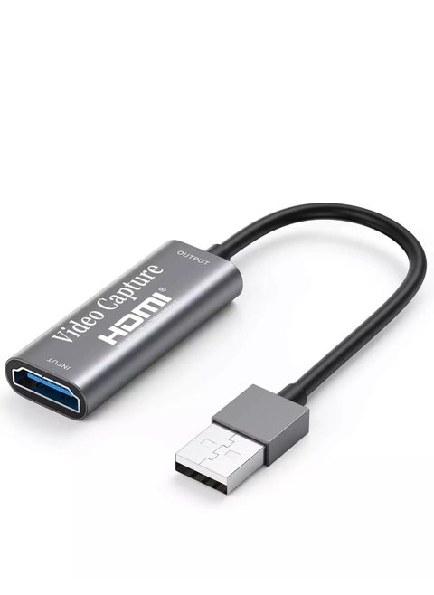 HDMI Capture Card 1060P @60HZ, 4K @30HZ (USB)