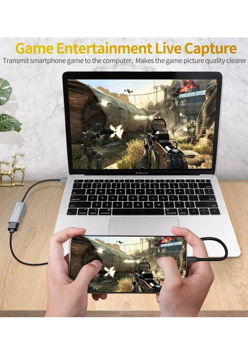 HDMI Capture Card 1060P @60HZ, 4K @30HZ (USB)