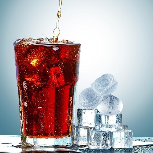 DENSITY COLLECTION Ice Cube Trays Silicone Tray Big Size Perfectly 4 Type Round, Rose, Diamond, and Dotted Ice Cube Molds for Whiskey & Cocktails, Keep Drinks Chilled, Reusable and BPA Free - Image 4